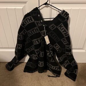Kith men’s  Black and Gray Sweater